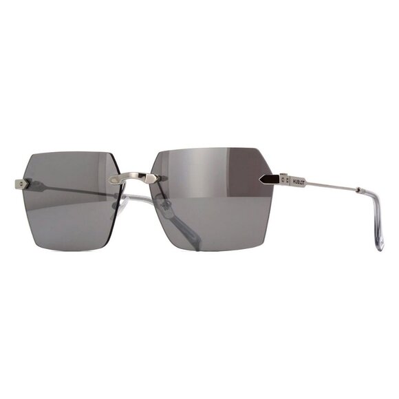 A0756Z New HUBLOT Silver Rimless Square H057 075 GLS Sunglasses Women - Picture 1 of 4